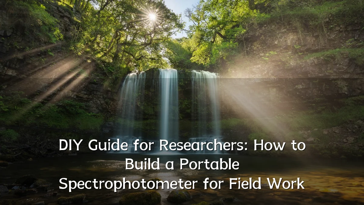 DIY Guide for Researchers: How to Build a Portable Spectrophotometer for Field Work