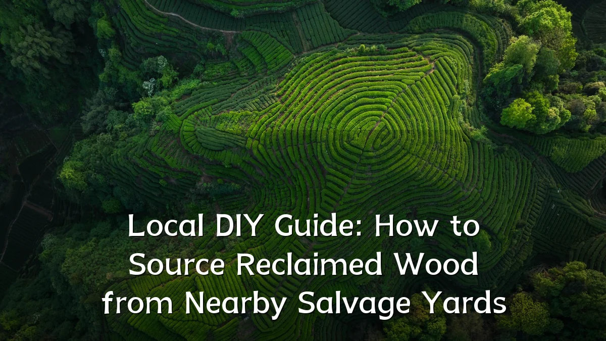 Local DIY Guide: How to Source Reclaimed Wood from Nearby Salvage Yards
