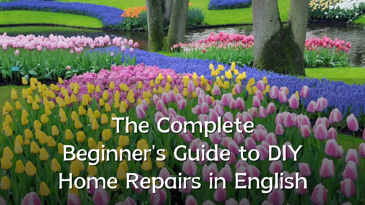 The Complete Beginner's Guide to DIY Home Repairs in English