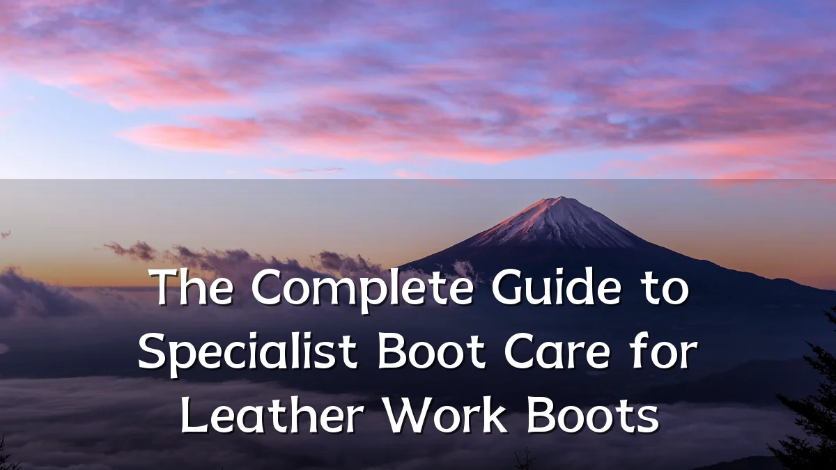 The Complete Guide to Specialist Boot Care for Leather Work Boots