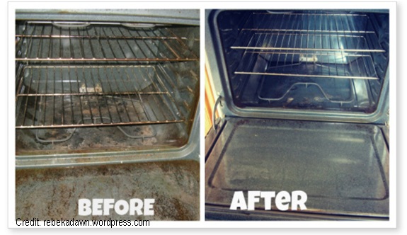 Clean oven